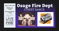 Osage Fire Dept Street Dance & All Day Events