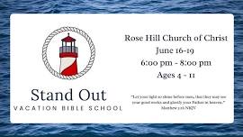 2024 Rose Hill Church Vacation Bible School