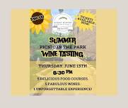 Summer Wine Tasting | Picnic In The Park