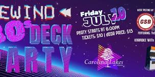 Rewind: 80s Deck Party