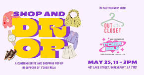 Shop and Drop In Support of T'Cher Nola