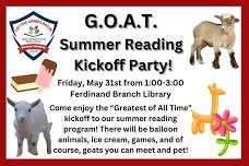 G.O.A.T. Summer Reading Kickoff Party!