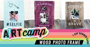 1 DAY SUMMER CAMP - Wood Photo Frame