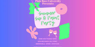 Summer Sip & Paint Party