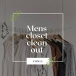 MENS CLOSET CLEAN OUT