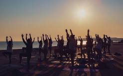 Sunset Silent Disco Yoga - June