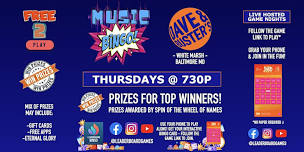 Music BINGO  | Dave & Buster's - White Marsh Baltimore MD - THUR 730p