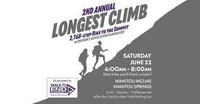 2nd Annual Longest Climb: Alzheimer’s Association Fundraiser Hike