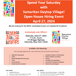 Samaritan Daytop Village! Open House Hiring Event