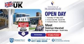 University of Huddersfield Open Day (Study in UK)