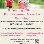 Running Clinic For Women New to Running,