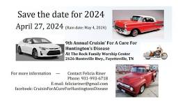 9th Annual Cruisin' For A Cure For Huntington's Disease