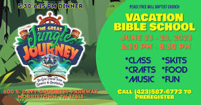 The Great Jungle Journey Vacation Bible School