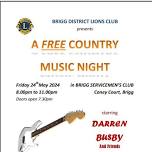 Country & Western Music Night with Darren Busby