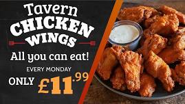 All you can eat Chicken Wings at Holmfirth Tavern!