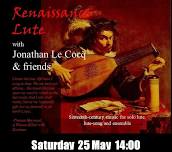 Renaissance Lute with Jonathan Le Cocq  & friends