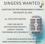 Auditions - Virginia Beach Chorale