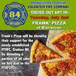 Frelinghuysen Volunteer Fire Company Frank's Pizza Day