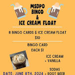 Bingo and Ice Cream Float