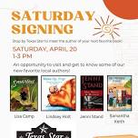 Saturday Signing: A Local Author Event