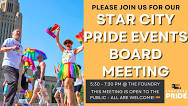 Star City Pride Events Board Meeting