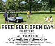 FREE GOLF OPEN DAY