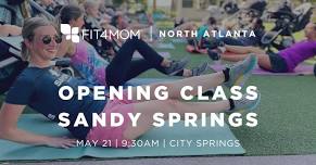 FIT4MOM Opening Class at City Springs