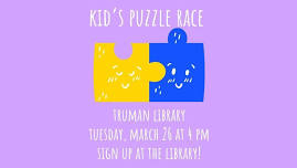 Kid's Puzzle Race at Truman