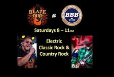 Blaze Duo (Amped!) @ Bourbon Brews Burgers | Classic Rock & Country Rock Covers