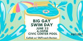 Glow goes to Big Gay Swim Day — First United Methodist Church of Denton