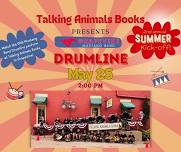 Grapevine Mustang Band Drumline Performance at Talking Animals Books