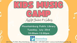 Kids Music Camp - Registration Required