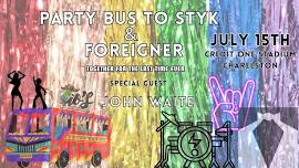 Party bus to Styx, Foreigner and John Waite!!!