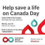 Shelburne Blood Donor Clinic – Canada Day