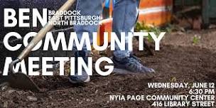 Braddock, North Braddock, and East Pittsburgh Community Meeting