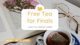 Tea for Finals in the Library