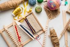 Maker Night: DIY Loom Weaving with Natural Yarn