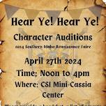 Character Auditions