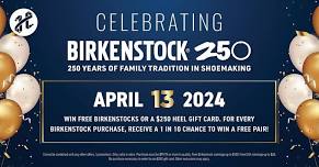 Birkenstock 250 Year Anniversary Event