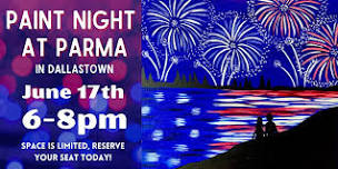 American Fireworks Paint Night