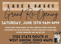 GRAND RE-OPENING @ Lace & Grace Boutique