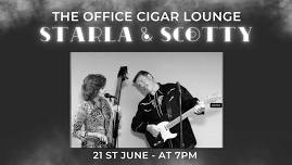 Starla & Scotty at The Office Cigar Lounge