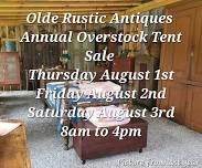 Annual Overstock Tent Sale