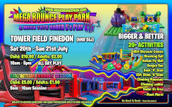 Mega Bounce Play Park - Tower Field Finedon