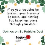 St. Patricks Day at the Stratford Legion with Bill Craig