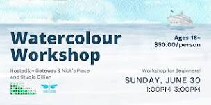 Adult Watercolor For Beginners Workshop