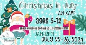 Christmas in July Art Camp