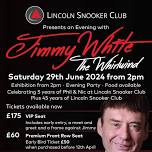 Jimmy White at Lincoln Snooker Club