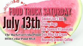 Food Trucks Saturday July 13th