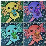 Glow Animals (Neon Jelly Fish)--Add Candle